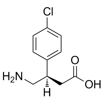 (R)-巴氯芬(mM/ml)结构式