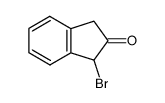 1-bromo-indan-2-one结构式