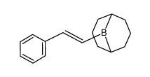 trans-1-(9-borabicyclo{3.3.1}non-9-yl)-2-phenylethene结构式