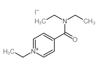 N,N,1-triethylpyridine-4-carboxamide结构式