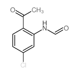 Formamide,N-(2-acetyl-5-chlorophenyl)-结构式