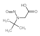 Aceticacid, 2-[(1,1-dimethylethyl)nitrosoamino]-结构式