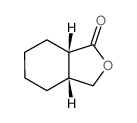 (3aR,7aS)-3a,4,5,6,7,7a-hexahydro-3H-2-benzofuran-1-one结构式
