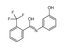 N-(3-hydroxyphenyl)-2-(trifluoromethyl)benzamide结构式