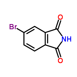 5-溴异吲哚-1,3-二酮结构式