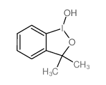 1,2-BENZ碘XOLE,1,3-二氢-1-羟基-3,3-二甲基结构式