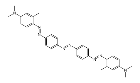 4,4'-[Azobis(4,1-phenyleneazo)]bis[N,N,3,5-tetramethylbenzenamine]结构式