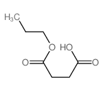 4-oxo-4-propoxy-butanoic acid结构式