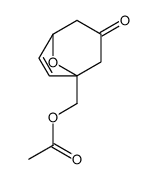 (3-oxo-8-oxabicyclo[3.2.1]oct-6-en-5-yl)methyl acetate结构式