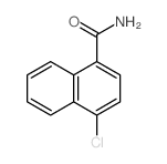1-Naphthalenecarboxamide,4-chloro-结构式