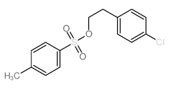 1-chloro-4-[2-(4-methylphenyl)sulfonyloxyethyl]benzene结构式