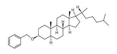 5α-cholestan-3β-yl benzyl ether结构式