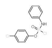 4-氯苯基磷酸铵氯化氯苯酯结构式
