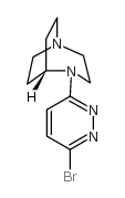 4-(6-Bromopyridazin-3-yl)-1,4-diazabicyclo[3.2.2]nonane结构式