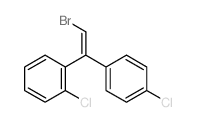 1-[(Z)-2-bromo-1-(4-chlorophenyl)ethenyl]-2-chloro-benzene结构式