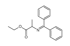 ethyl 2-(diphenylmethyleneamino)propanoate结构式