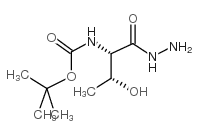 Boc-L-苏氨酸酰肼结构式