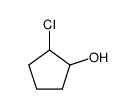 2-chlorocyclopentane-1-ol结构式