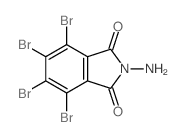 1H-Isoindole-1,3(2H)-dione,2-amino-4,5,6,7-tetrabromo-结构式