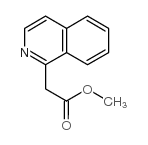 异喹啉-1-乙酸甲酯结构式