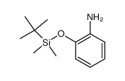 2-((tert-butyldimethylsilyl)oxy)aniline结构式