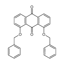 1,8-bis(benzyloxy)-9,10-anthracenedione结构式