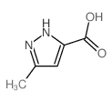 5-甲基-3-吡唑甲酸结构式