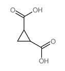 顺式-环丙烷-1,2-二羧酸结构式