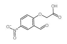 2-甲酰基-4-硝基苯氧基乙酸结构式