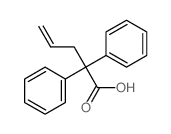 2,2-diphenylpent-4-enoic acid结构式