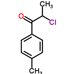 2-氯-1-(4-甲基苯基)-(9ci)-1-丙酮结构式