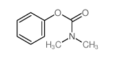 Phenyl N,N-dimethylcarbamate结构式