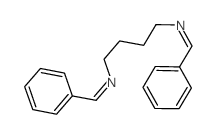 N-[4-(benzylideneamino)butyl]-1-phenyl-methanimine结构式