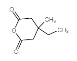 3-乙基-3-甲基戊二酸酐结构式