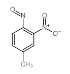 4-methyl-2-nitro-1-nitroso-benzene结构式