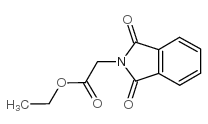 2-乙氧基羰基甲基邻苯二甲酰亚胺结构式