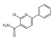 2-chloro-6-phenyl-nicotinamide结构式