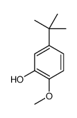 2-Methoxy-5-tert-butylphenol结构式