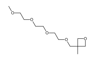 3-[2-[2-(2-methoxyethoxy)ethoxy]ethoxymethyl]-3-methyloxetane结构式