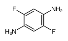 2,5-Difluorophenylene-1,4-diamine, 1,4-Diamino-2,5-difluorobenzene结构式