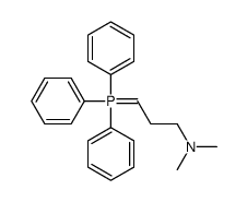 N,N-dimethyl-3-(triphenyl-λ5-phosphanylidene)propan-1-amine结构式