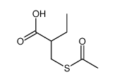 2-(acetylsulfanylmethyl)butanoic acid结构式