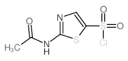 2-(乙酰基氨基)-1,3-噻唑-5-磺酰氯结构式