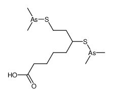 6,8-bis[(dimethylarsanyl)thio]octanoic acid结构式