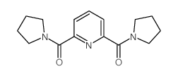 Pyrrolidine,1,1'-(2,6-pyridinediyldicarbonyl)bis- (9CI)结构式