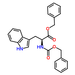 Cbz-L-色氨酸苄酯结构式