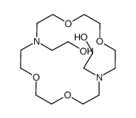 2-[16-(2-hydroxyethyl)-1,4,10,13-tetraoxa-7,16-diazacyclooctadec-7-yl]ethanol结构式