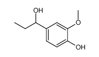Benzenemethanol, a-ethyl-4-hydroxy-3-methoxy-结构式
