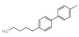 4-戊基-4’-碘联苯结构式
