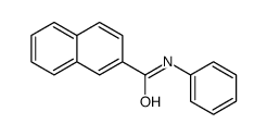N-phenylnaphthalene-2-carboxamide结构式